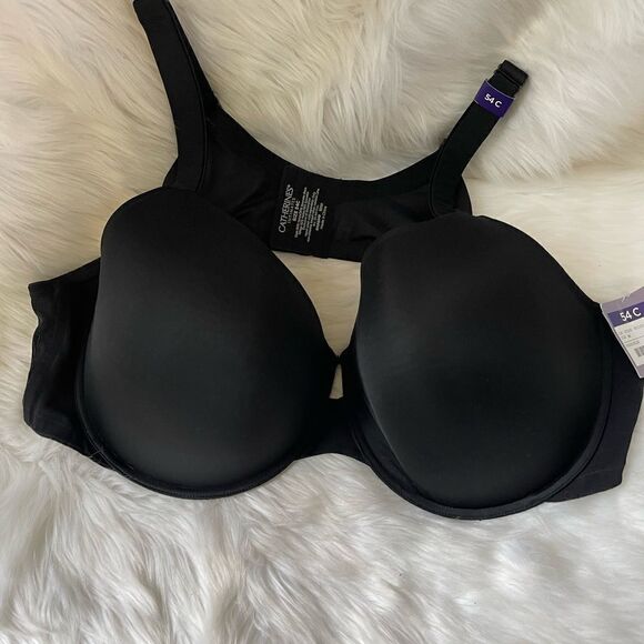 NWT Catherines Intimate black smooth underwire bras size 54C - Picture 4 of 7